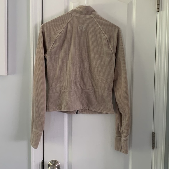 Lululemon Scuba Track Jacket Velvet Cord RVSN size 6 - Picture 6 of 13